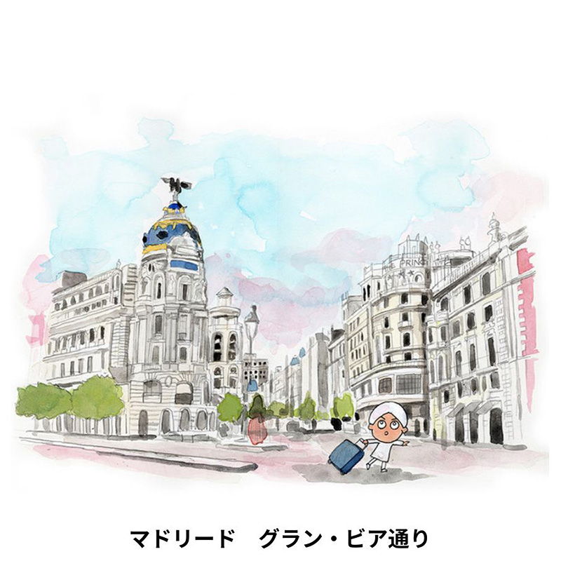 原画「マドリード グラン・ビア通り」