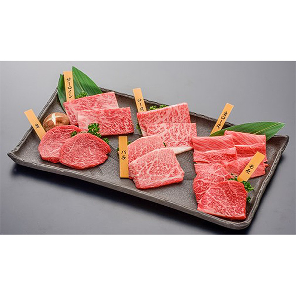 ＜送料込＞米沢牛焼肉食べ比べセット（寄付額500円）　＊肉質にこだわり選び抜かれた米沢牛の焼肉用です。それぞれの部位の味わいを食べ比べてお楽しみいただけます。