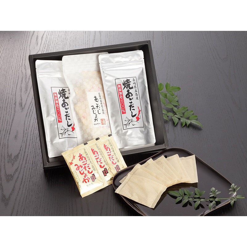 ＜送料込＞あごだしづくしセット※熨斗対応商品（寄付額106円）　＊「焼あごだし」と「あごだしみじょか」のセットです。
