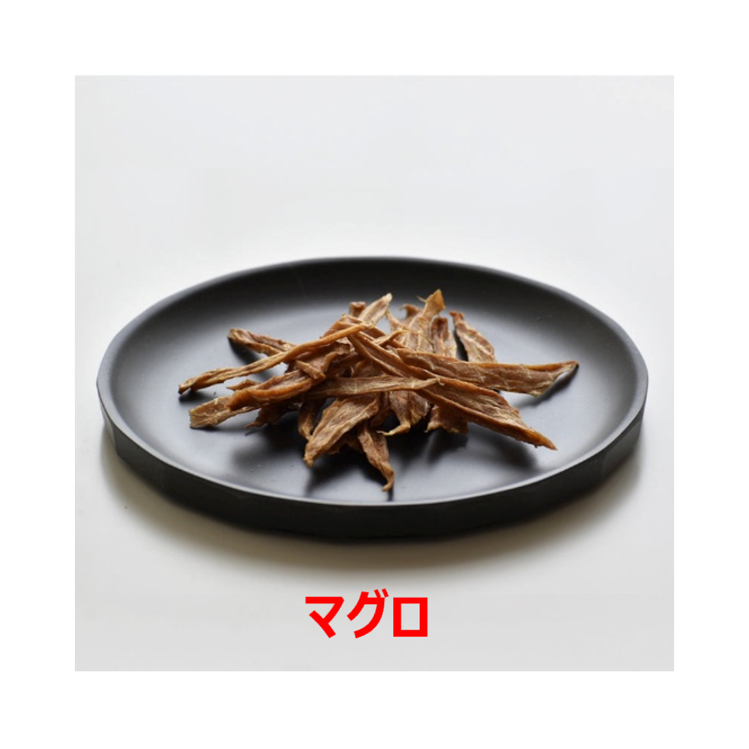 【送料別】九十九里浜商店 おさかな​ジャーキー4種セット(マグロ・ブリ・タラ・ニシン）