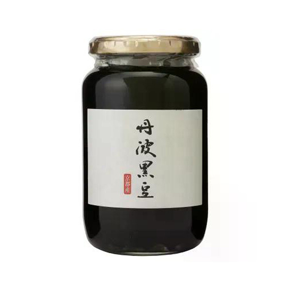 <送料込>丹波黒豆煮3L(固形量250g)【京都府産】(寄付額100円) *大粒3Lサイズ(11mm上)を使用している京都府産のこだわり黒豆です。