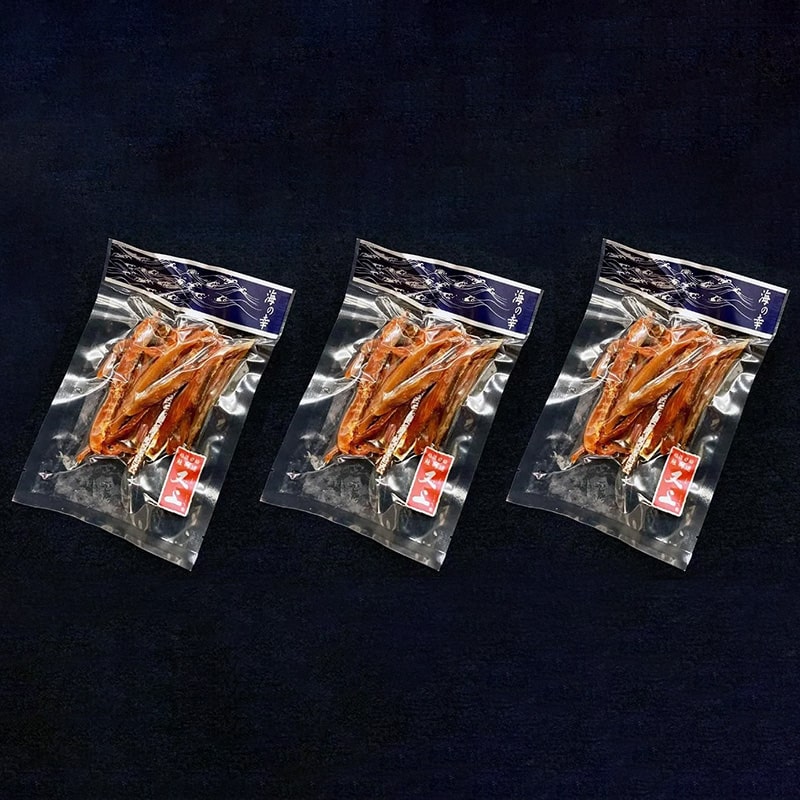 ＜送料込＞鮭とばスティック 70gx3袋セット（寄付額165円）　＊皮無しの棒状で脂があり、鮭とば本来の味わいをお楽しみいただけます。